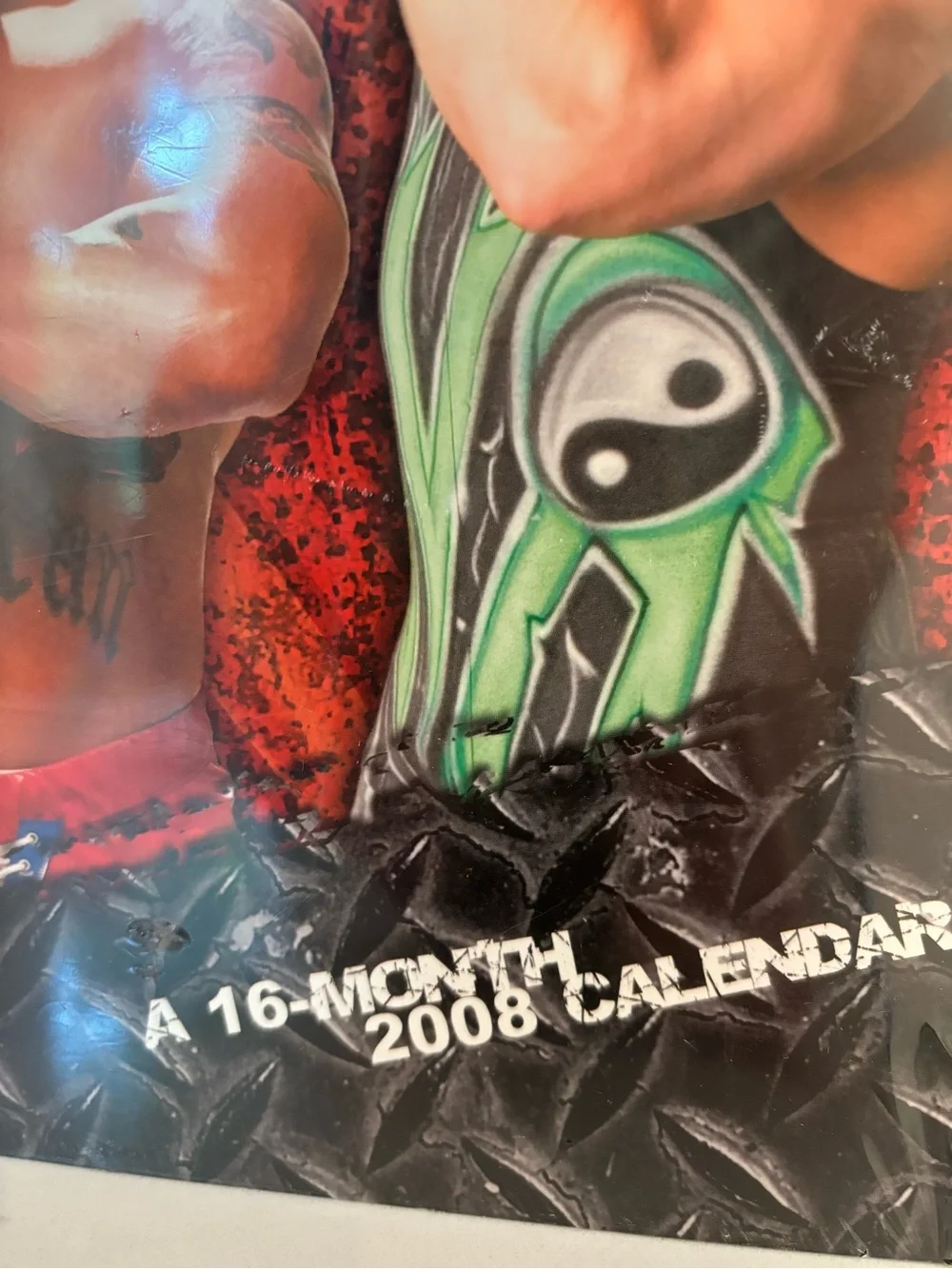 Vintage Official WWE SEALED 2008 Wall Calendar 12” x 12” Multi Month